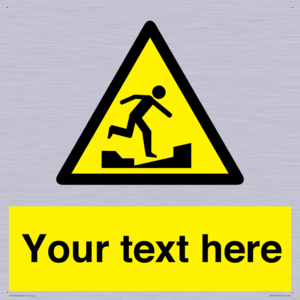 Custom warning uneven surface